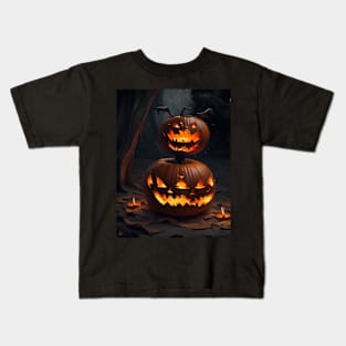 halloween pumpkin Kids T-Shirt